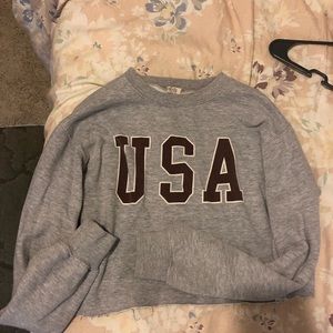 John gale cropped sweatshirt